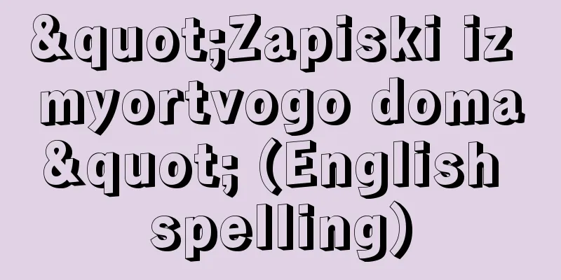 "Zapiski iz myortvogo doma" (English spelling)