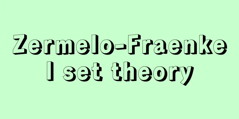 Zermelo-Fraenkel set theory