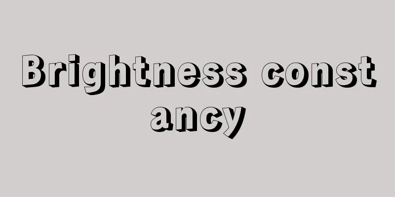 Brightness constancy