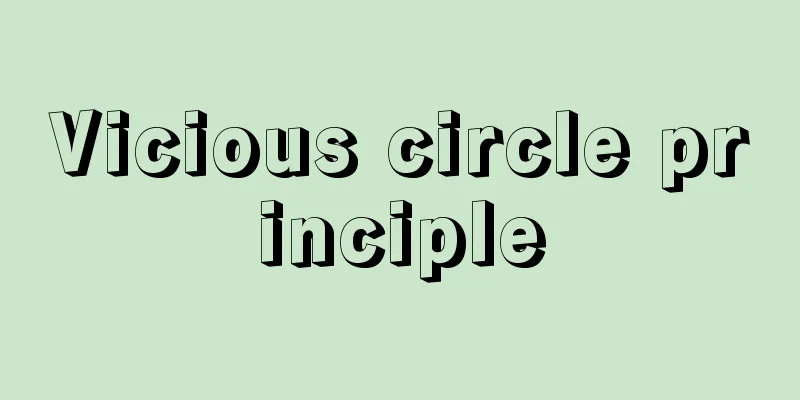 Vicious circle principle
