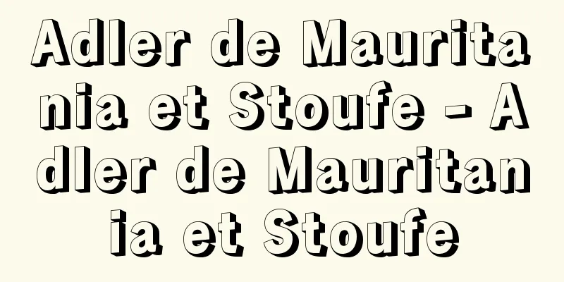 Adler de Mauritania et Stoufe - Adler de Mauritania et Stoufe