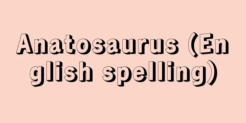 Anatosaurus (English spelling)