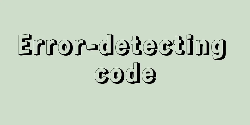 Error-detecting code