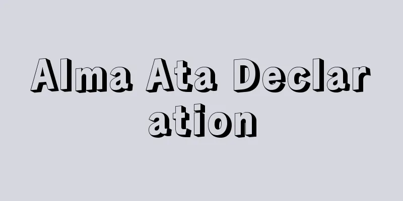 Alma Ata Declaration