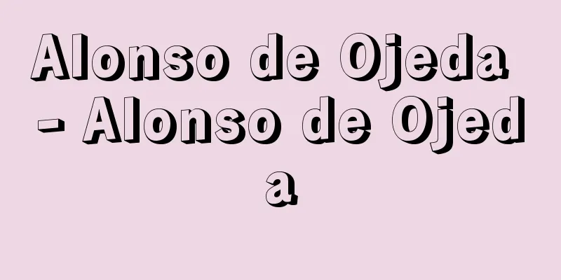 Alonso de Ojeda - Alonso de Ojeda