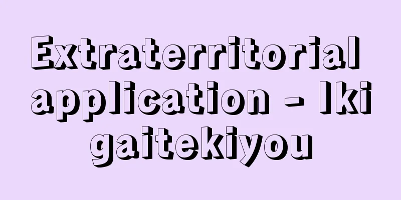 Extraterritorial application - Ikigaitekiyou