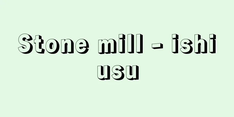 Stone mill - ishiusu