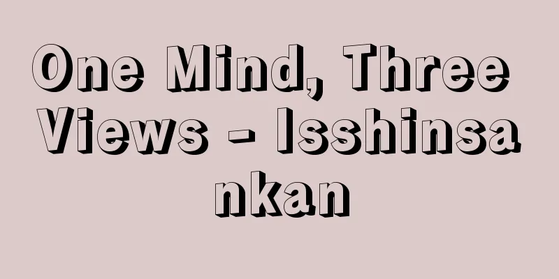 One Mind, Three Views - Isshinsankan