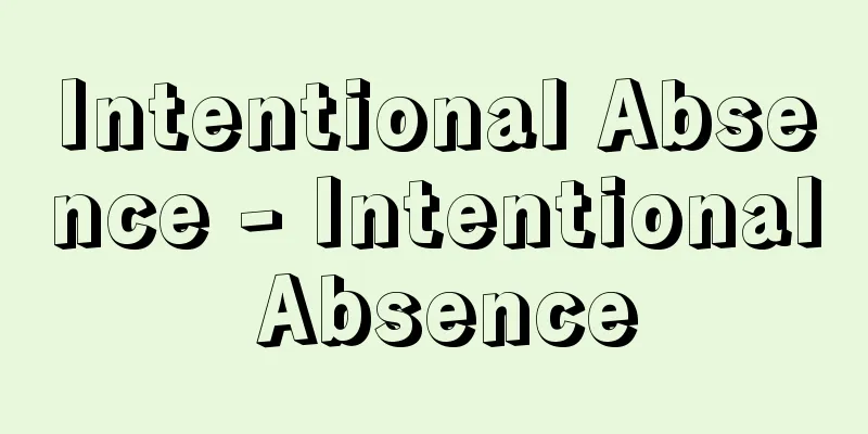 Intentional Absence - Intentional Absence