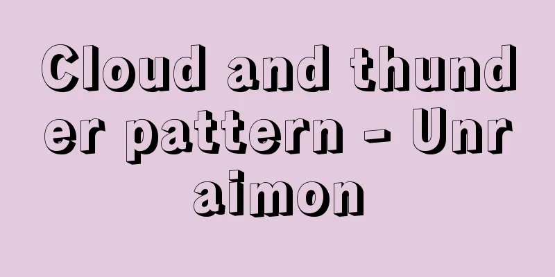 Cloud and thunder pattern - Unraimon
