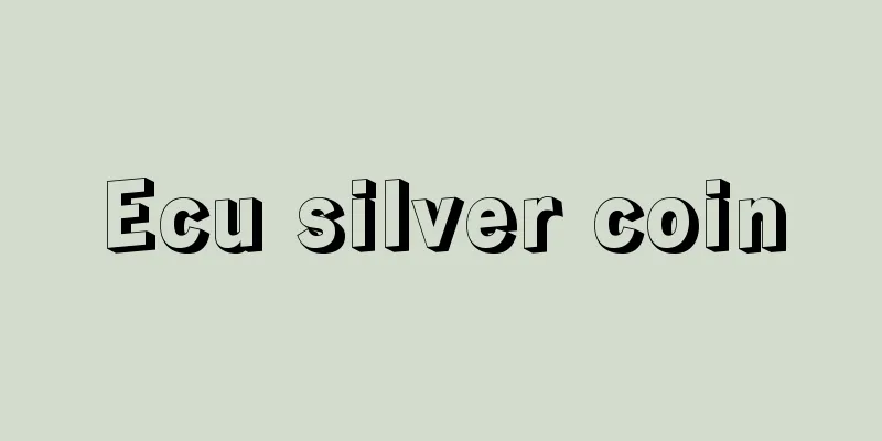 Ecu silver coin