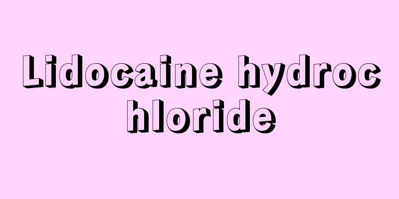 Lidocaine hydrochloride