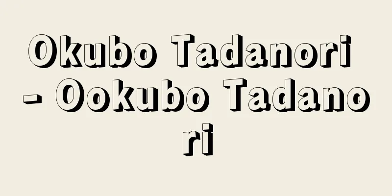 Okubo Tadanori - Ookubo Tadanori