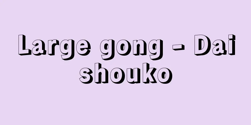 Large gong - Daishouko