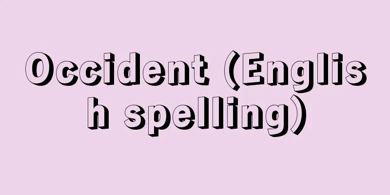 Occident (English spelling)