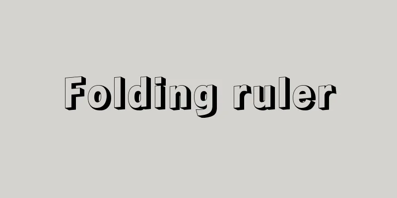 Folding ruler