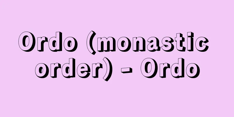 Ordo (monastic order) - Ordo