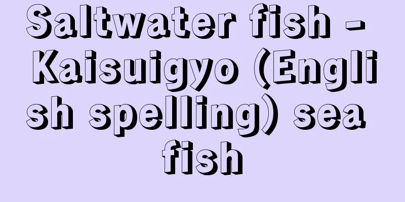 Saltwater fish - Kaisuigyo (English spelling) sea fish