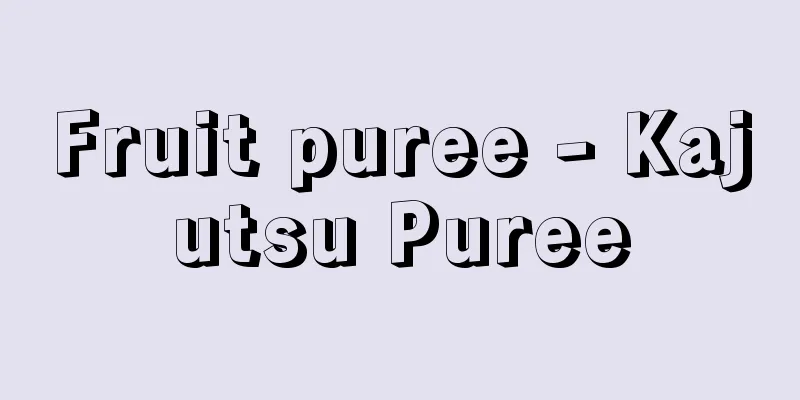 Fruit puree - Kajutsu Puree