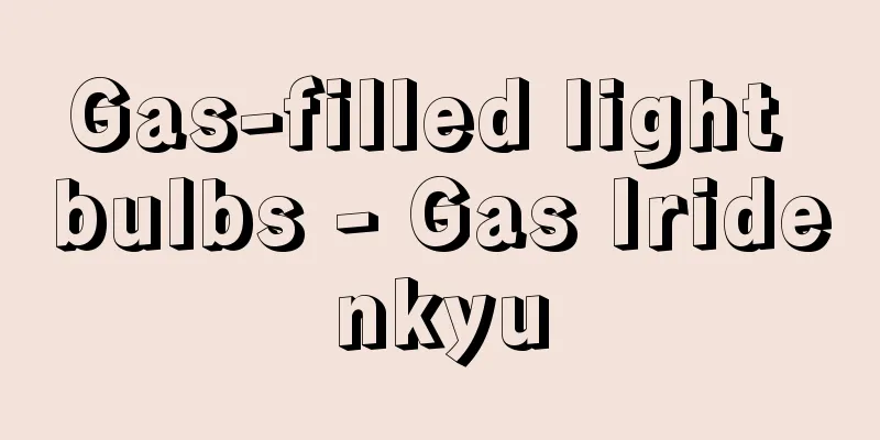 Gas-filled light bulbs - Gas Iridenkyu