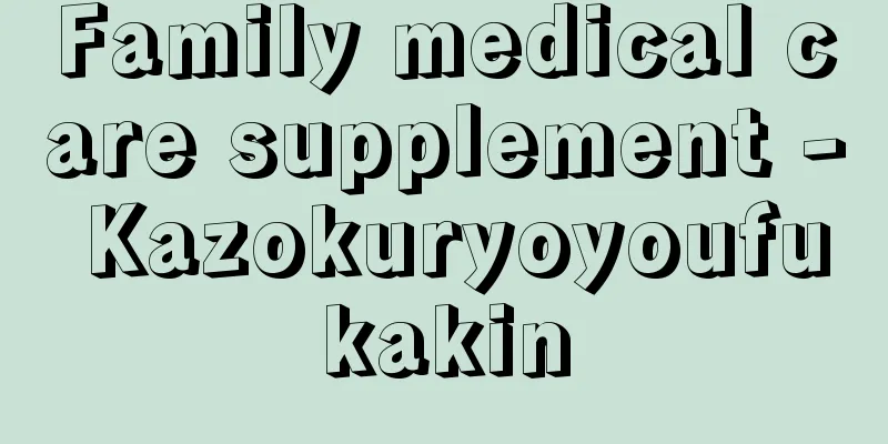 Family medical care supplement - Kazokuryoyoufukakin