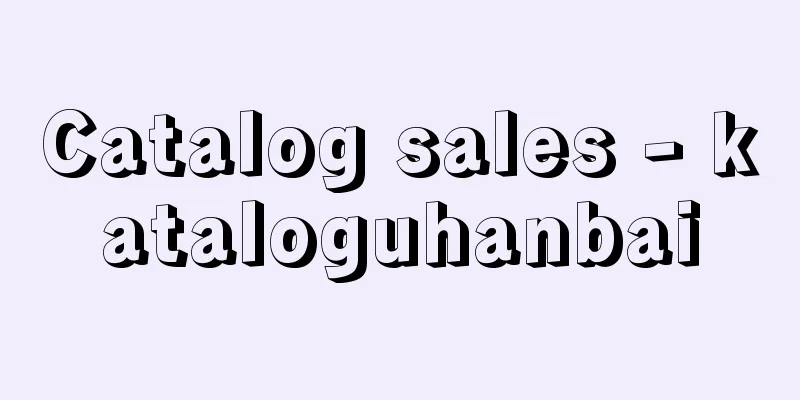 Catalog sales - kataloguhanbai
