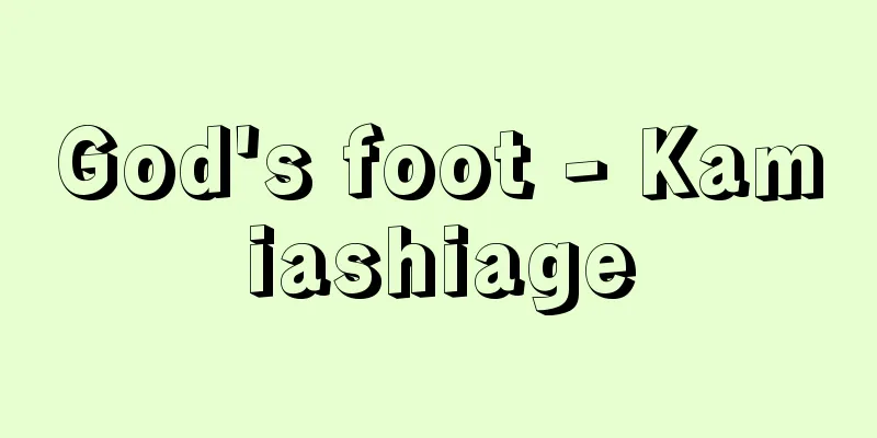 God's foot - Kamiashiage