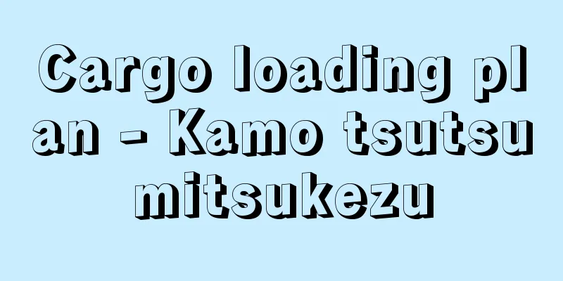 Cargo loading plan - Kamo tsutsumitsukezu