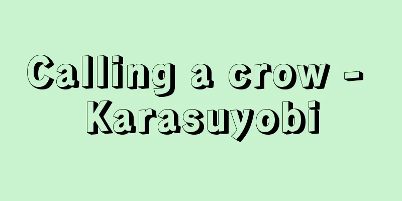 Calling a crow - Karasuyobi