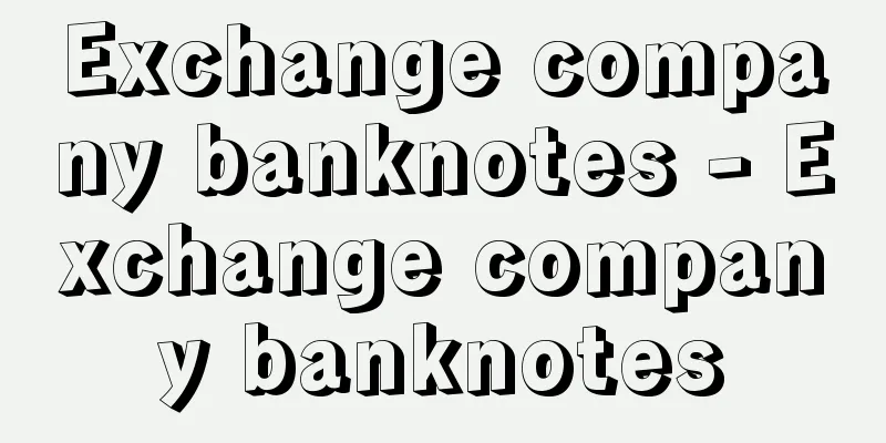 Exchange company banknotes - Exchange company banknotes