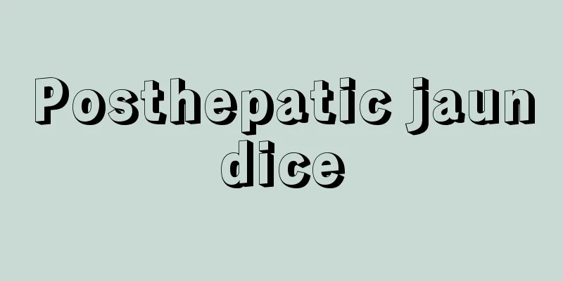 Posthepatic jaundice