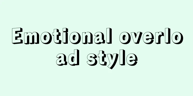 Emotional overload style