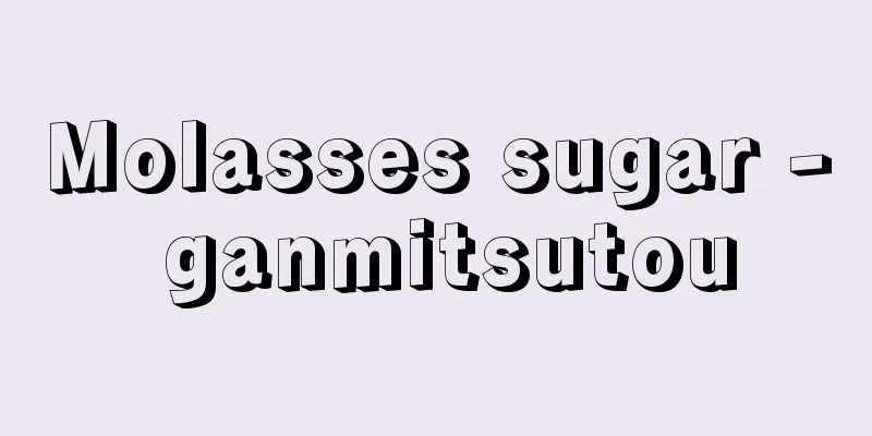 Molasses sugar - ganmitsutou