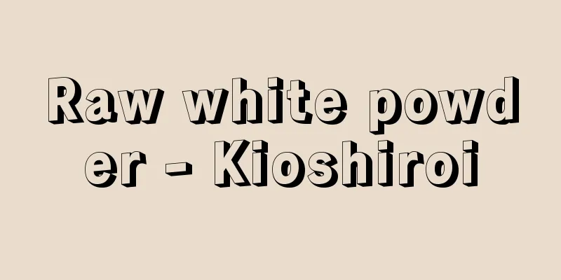 Raw white powder - Kioshiroi