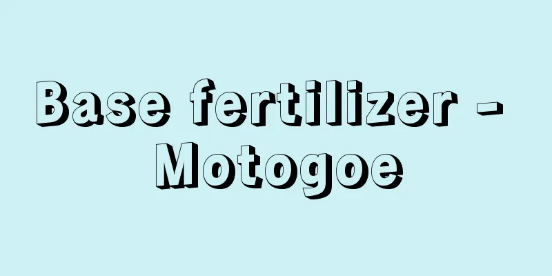 Base fertilizer - Motogoe