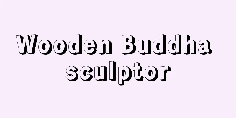 Wooden Buddha sculptor