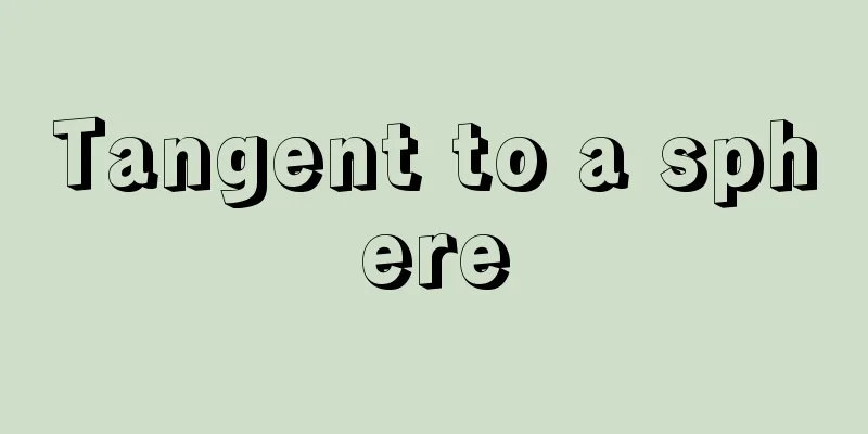 Tangent to a sphere
