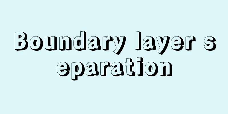 Boundary layer separation