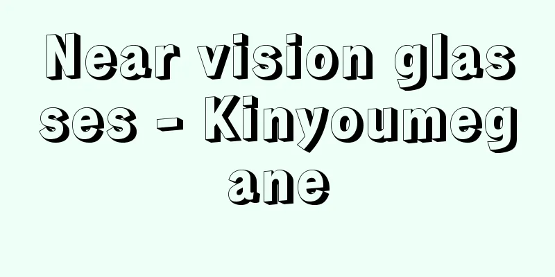 Near vision glasses - Kinyoumegane
