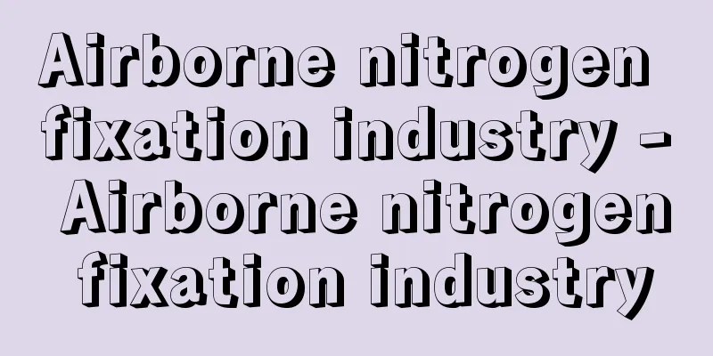 Airborne nitrogen fixation industry - Airborne nitrogen fixation industry